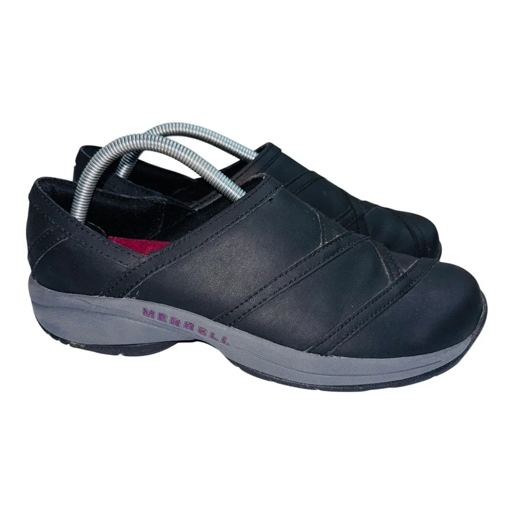 Merrell Women's Jovilee Lattice Espresso Slide On Loafer Shoes Size 10